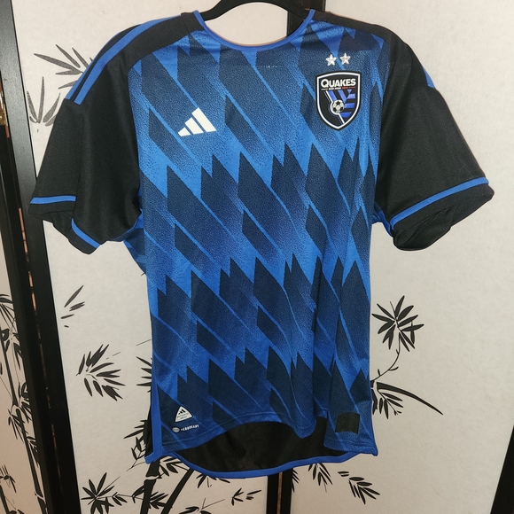 adidas Other - Adidas Blue and Black Soccer Jersey